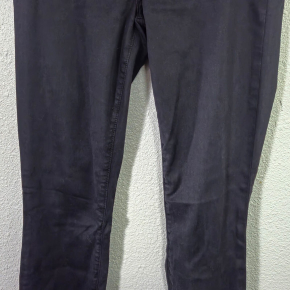 J Brand Women’s Jeans Super Skinny Size 26 Black Coated Mid-Rise Stretch Denim - Picture 5 of 10